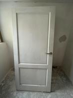 Stompe massieve binnendeur rechtsdraaiend 93x200cm, Doe-het-zelf en Verbouw, Deuren en Horren, Ophalen, Zo goed als nieuw, Binnendeur