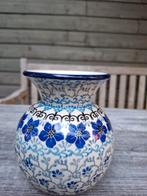 Bunzlau Vaasje - Handgemaakt - 14cm, Ophalen of Verzenden