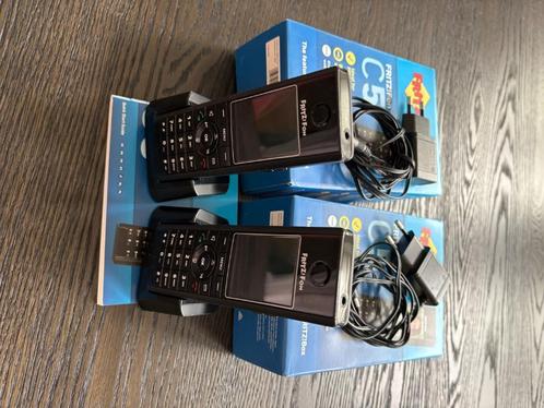 Fritz!Fon C5, Telecommunicatie, Vaste telefoons | Handsets en Draadloos, Zo goed als nieuw, 2 handsets, Verzenden