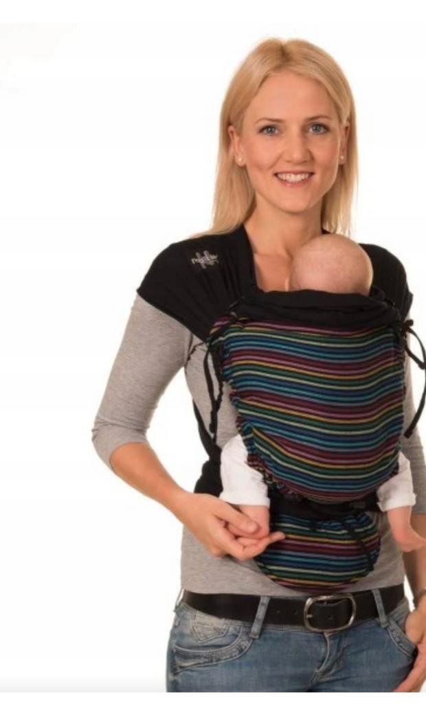 Draagdoek Hoppediz, Kinderen en Baby's, Babydragers en Draagdoeken, Zo goed als nieuw, Draagzak, Rug, Overige merken, Ophalen of Verzenden