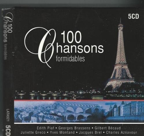 100 Chansons Formidables = 5cd BOX = 6,99, Cd's en Dvd's, Cd's | Franstalig, Zo goed als nieuw, Ophalen of Verzenden