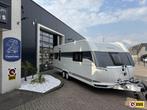 Hobby Prestige 650 UFF mover, airco, 2x voortent, Caravans en Kamperen, Caravans, Overige typen, Rondzit, Hobby, 7 tot 8 meter