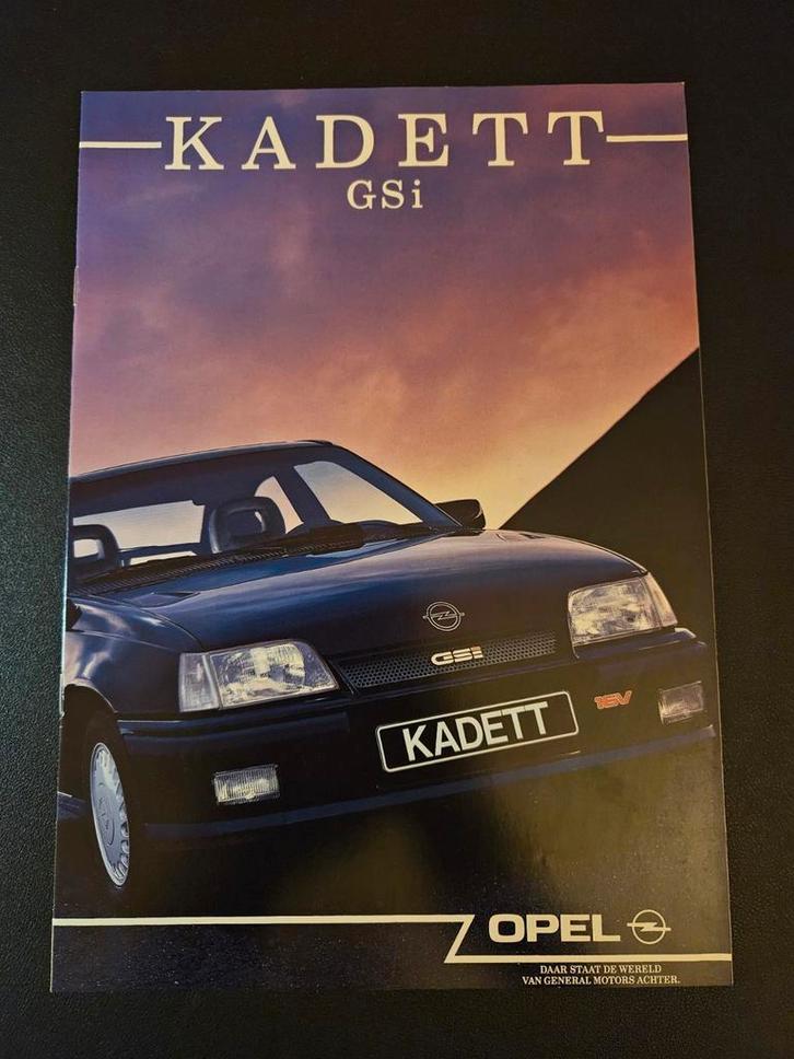 Brochure Opel Kadett GSI 1989, Boeken, Auto's | Folders en Tijdschriften, Zo goed als nieuw, Opel, Ophalen of Verzenden