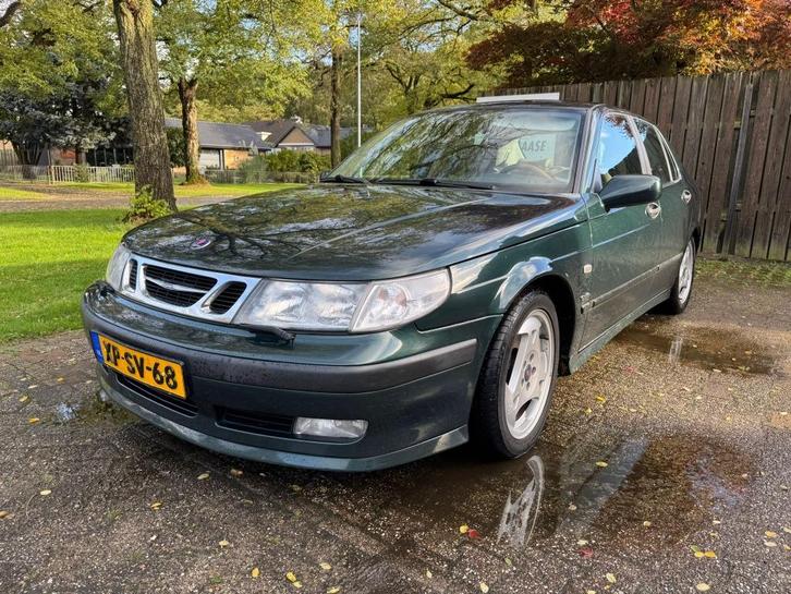 Saab 9-5 3.0 T V6  GRIFFIN AUTOMAAT, Auto's, Saab, Bedrijf, Saab 9-5, LPG, Sedan, Automaat, Origineel Nederlands, Groen, Beige