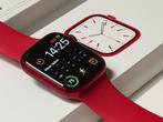 Apple Watch Series 7 45mm red, batterij 99%, nieuwstaat!, Ophalen of Verzenden, Zo goed als nieuw, IOS
