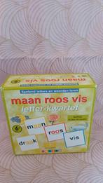 Maan Roos Vis Letterkwartet - Leerzaam en Leuk!, Ophalen of Verzenden, Gebruikt, Taal en Lezen