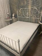 Bed 160/200, Huis en Inrichting, Slaapkamer | Bedden, 160 cm, Romantische, Crème, Metaal