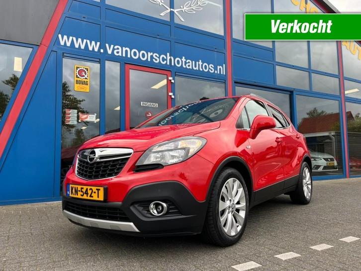 Opel MOKKA 1.4 140pk Navi Carplay Camera Leer Airco(ECC), Auto's, Opel, Bedrijf, Mokka, ABS, Airbags, Bluetooth, Boordcomputer