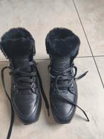 Perlato leren winter enkele laarzen maat 37, Ophalen of Verzenden, Nieuw, Zwart, Hoge laarzen