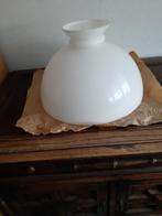 Witte Lampekap, Huis en Inrichting, Lampen | Lampenkappen, Antiek, Gebruikt, Wit, Rond