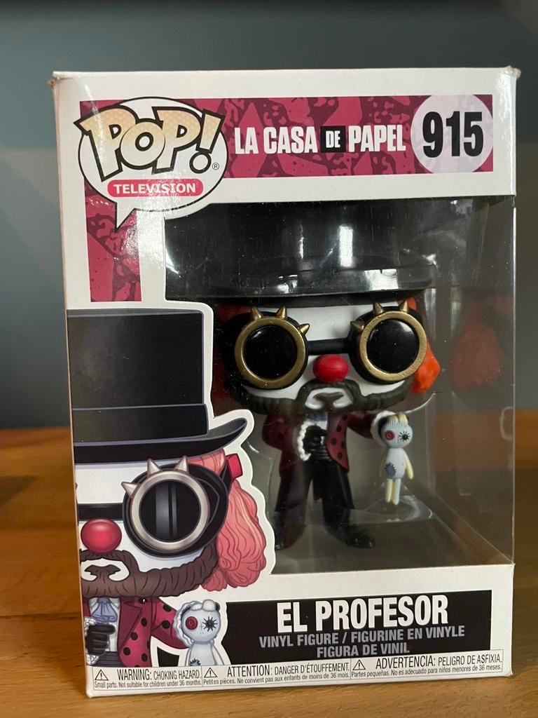 Funko Pop El Profesor - La Casa De Papel #915, Ophalen of Verzenden, Nieuw