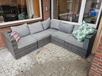 Lounge Tuinmeubelset van Kunststof met Kussens, 5 zitplaatsen, Kunststof, Bank, Ophalen of Verzenden