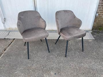 NIEUWE luxe eetkamerstoelen horeca kwaliteit chique velvet beschikbaar voor biedingen