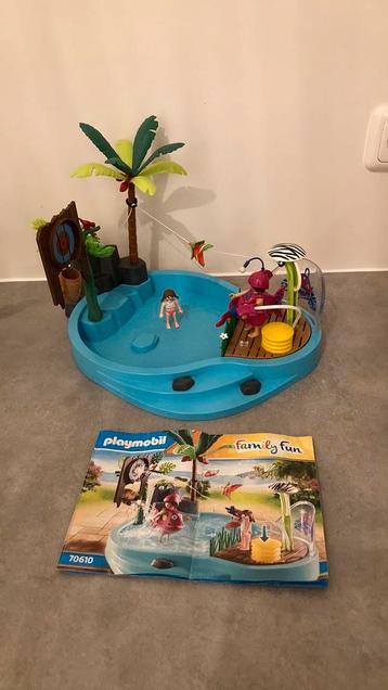 Playmobil family fun 70610 zwembad met watersplash beschikbaar voor biedingen