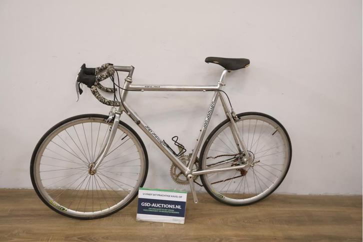 Zilveren Racefiets van Jan Janssen, Fietsen en Brommers, Fietsen | Racefietsen, Gebruikt, Ophalen of Verzenden