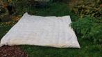 Donzen dekbed 2.20x2.40, Ophalen, Overige materialen, Gebruikt, Wit