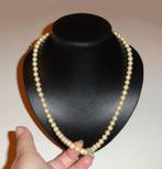 Parelketting zilveren slotje, Ophalen of Verzenden, Zilver, Ketting