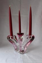 Vintage Val St Lambert kaarsenhouder, gemerkt c 1960, Ophalen of Verzenden