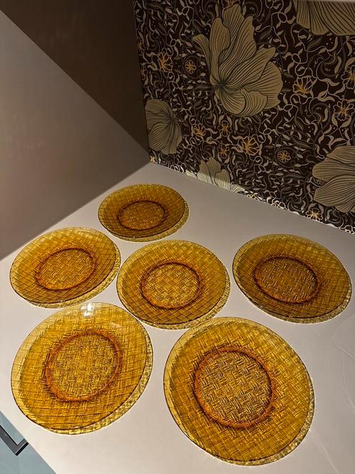 Vintage ontbijtbordjes (6 stuks), Antiek en Kunst, Antiek | Servies los, Ophalen of Verzenden