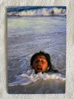 Fotokunst op dibond – man in zee & portret – 30x20 cm, Antiek en Kunst, Ophalen of Verzenden