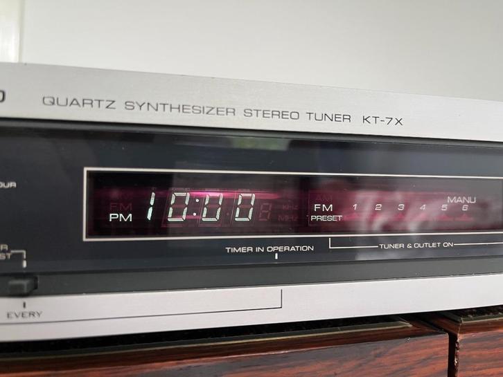 Kenwood tuner KT-7x (vintage), Audio, Tv en Foto, Tuners, Gebruikt, Ophalen of Verzenden