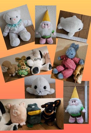 Zeehond, kabouter, knuffels van mooie pluche, rookvrij huis! beschikbaar voor biedingen