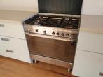 Smeg gasfornuis en oven 90 cm, Ophalen, Gebruikt, 60 cm of meer, Gas