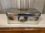 Oude metalen schoenendoos , “ECCO”oude blikken, Ophalen of Verzenden