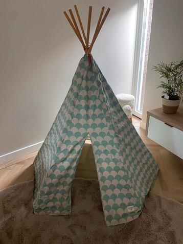 Nobodinoz tipitent beige/mintgroen beschikbaar voor biedingen