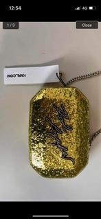 Karl Lagerfeld rare gold glitter shoulder bag or clutch, Overige merken, Ophalen of Verzenden, Zo goed als nieuw, Overige kleuren