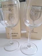 J.P. Chenet wijnglazen met schuine kromme steel, Verzamelen, Glas en Borrelglaasjes, Ophalen of Verzenden, Nieuw, Overige typen