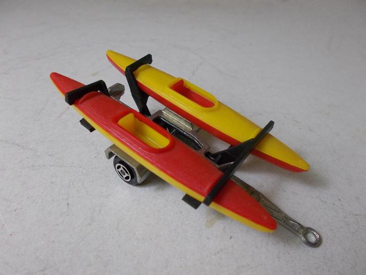 Jaren 70 Majorette (France) TRAILER + 2 KANO'S!  I.g.st., Hobby en Vrije tijd, Modelauto's | 1:50, Zo goed als nieuw, Auto, Majorette
