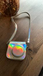 Schoudertasje voor Fuji Instax mini camera, Ophalen of Verzenden, Zo goed als nieuw, Zilver, Overige merken