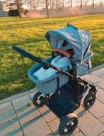 Mooie Slee Combiwagen + Reiswieg, Voetenzak & Regenhoes, Ophalen, Zo goed als nieuw, Overige merken, Verstelbare duwstang