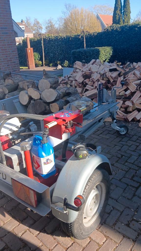 Komen wij ook jij u thuis kloven?, Tuin en Terras, Kloofmachines, Gebruikt, Liggend, Benzine, Ophalen of Verzenden