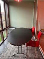 Tafel Dutch Seating Ovaal Chroom Zwart 200x100, Huis en Inrichting, Ophalen, Gebruikt, 200 cm of meer, 50 tot 100 cm