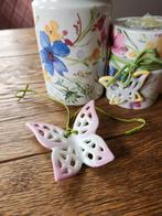 Villeroy & Boch Mariefleur Set: Vaasje, Kandelaar, Vlinder, Ophalen of Verzenden