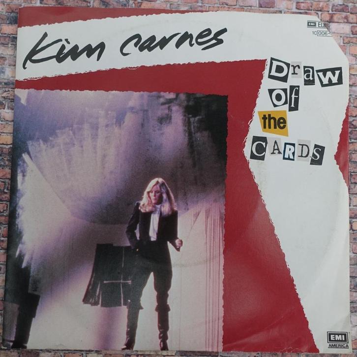 kim carnes - draw of the cards  (1), Cd's en Dvd's, Vinyl Singles, Gebruikt, Single, Overige genres, 7 inch, Ophalen of Verzenden