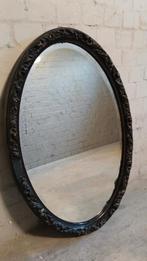 Ovale spiegel met sierlijke lijst, Huis en Inrichting, Woonaccessoires | Spiegels, Gebruikt, 100 tot 150 cm, Ophalen of Verzenden