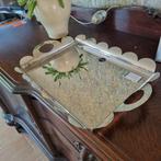 Rvs tray Alessi "recinto" Alessandro Mendini, Ophalen of Verzenden, Gebruikt, Rechthoekig, Metaal