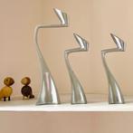 3 XL Matthew Hilton Design KANDELAREN Swan jaren 80 eighties, Huis en Inrichting, Woonaccessoires | Kandelaars en Kaarsen, Gebruikt