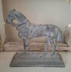 Heel mooi zinken paard (deurstopper), Antiek en Kunst, Curiosa en Brocante, Ophalen of Verzenden