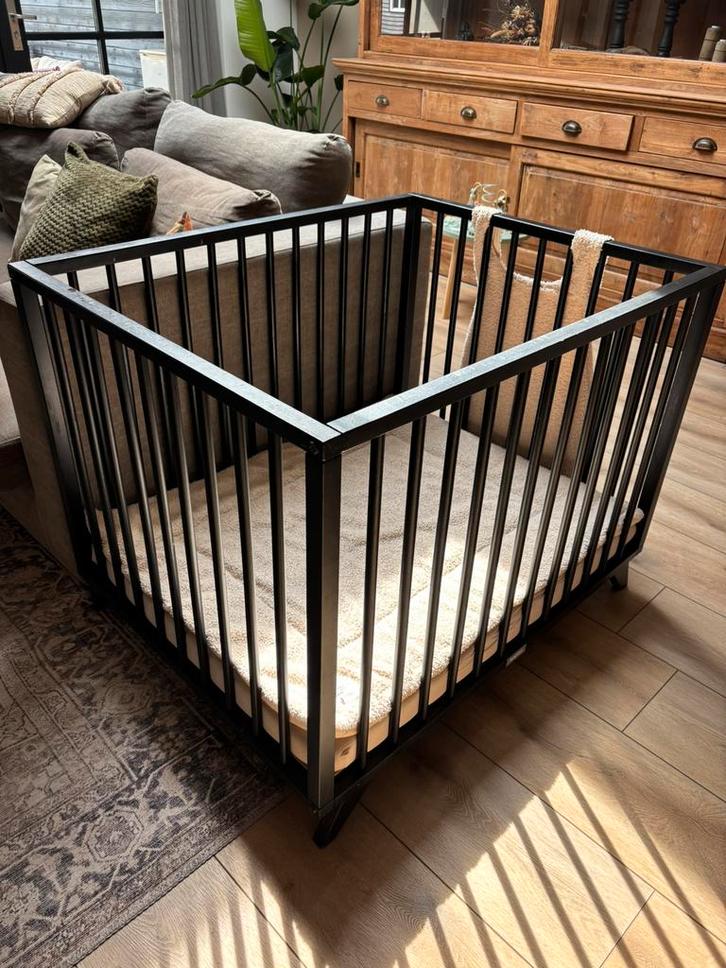 Bopita box zwart, Kinderen en Baby's, Boxen, Gebruikt, Boxkleed, Ophalen