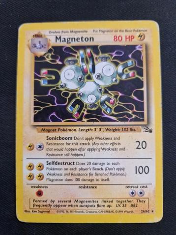 Magneton 026 - Base Set Pokemon Kaart beschikbaar voor biedingen