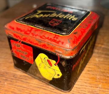 Oud Philips Troublelite Blik - Leeg beschikbaar voor biedingen