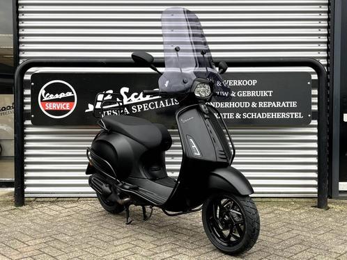 Vespa Sprint S Facelift Mat Zwart Brom 2025 0 km Full-Option, Fietsen en Brommers, Brommers | Vespa, Nieuw, Overige modellen, Maximaal 45 km/u