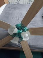 Vintage Plafondventilator met Lamp, Ophalen of Verzenden, Gebruikt, Vintage