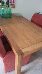 Massief Eiken eettafel 180x90, Ophalen, 50 tot 100 cm, Zo goed als nieuw, 150 tot 200 cm
