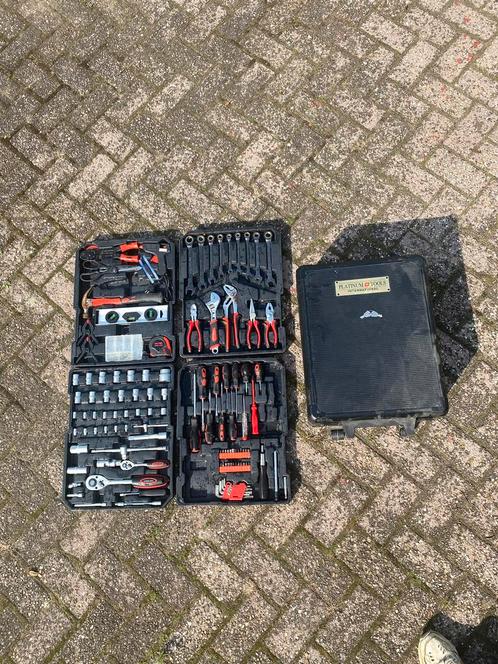 Gereedschapskoffer platinum international, Doe-het-zelf en Verbouw, Gereedschapskisten, Zo goed als nieuw, Ophalen of Verzenden