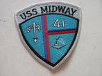 US embleem CV41 USS Midway, Ophalen of Verzenden, Landmacht, Amerika, Embleem of Badge